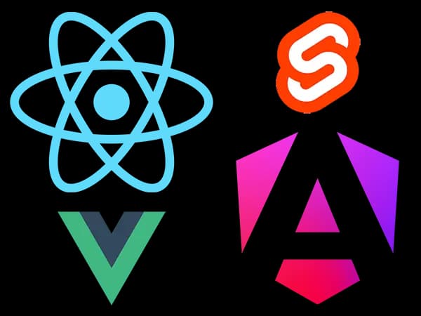 Frontend Web Development, React, Angular, Svelte, Vuejs